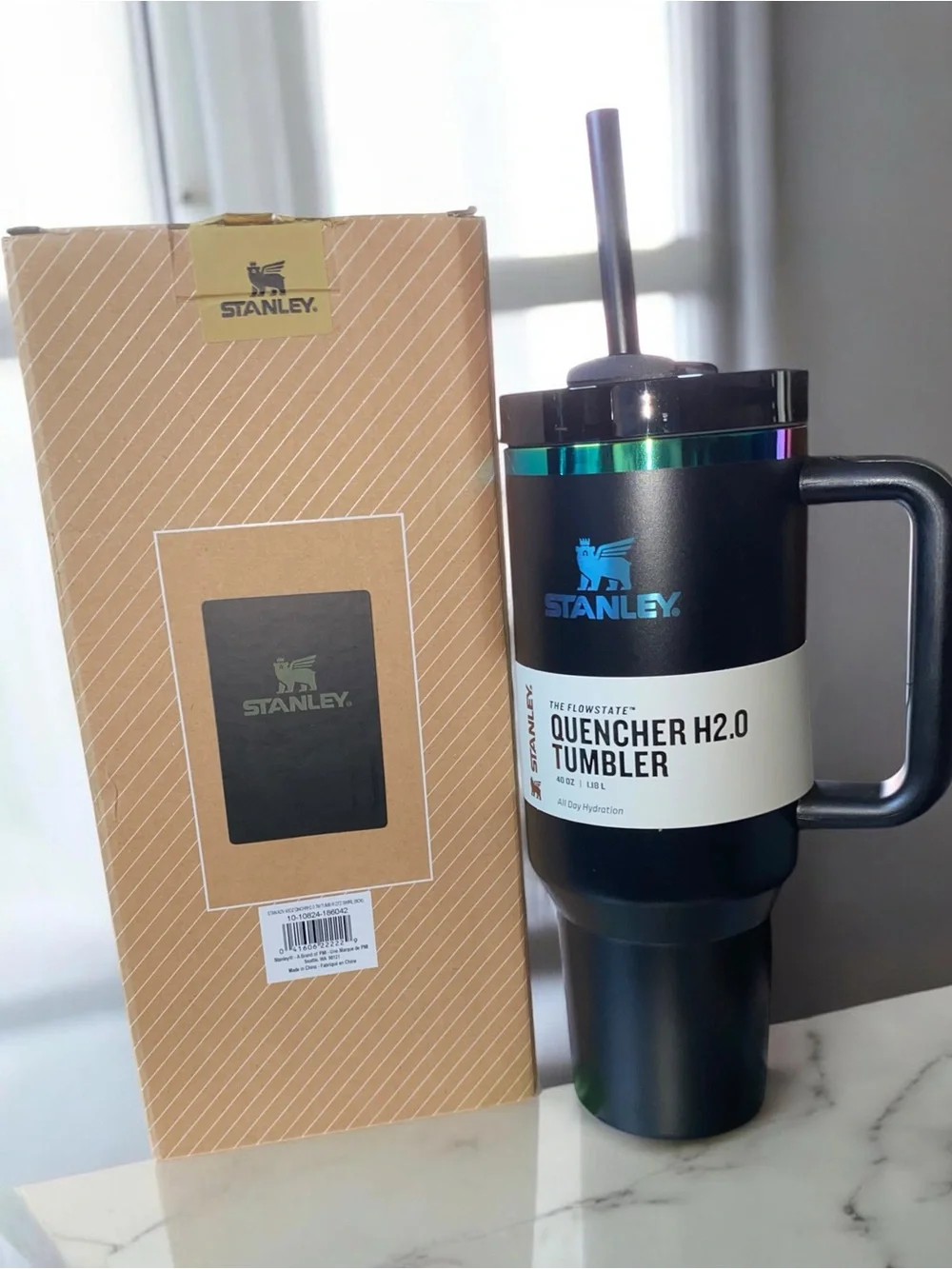 Rare New Authentic Stanley Black Chroma Quencher 40oz